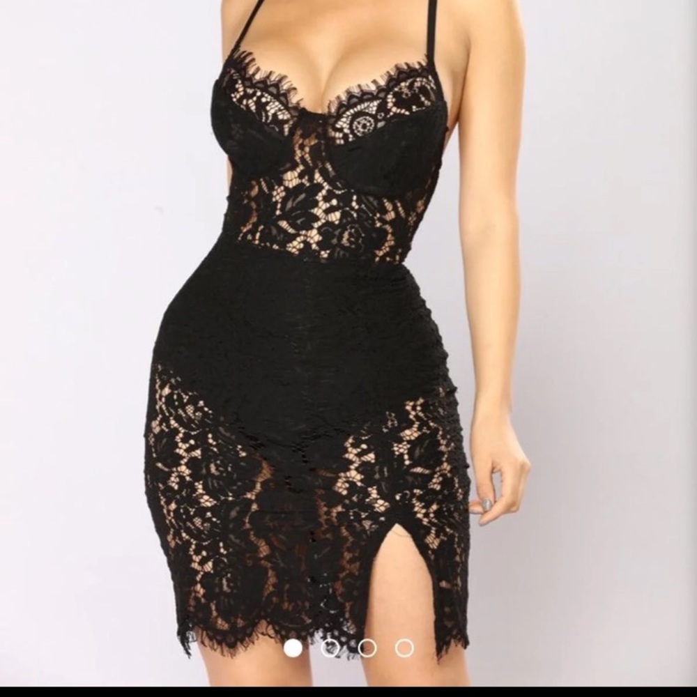 FN Black Lace dress
